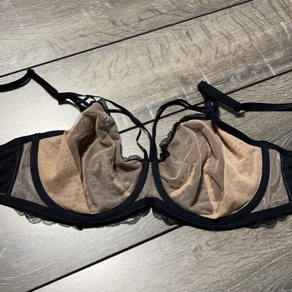 NWT Adore Me Strappy Black Lace 38DD Bra - Picture 5 of 5